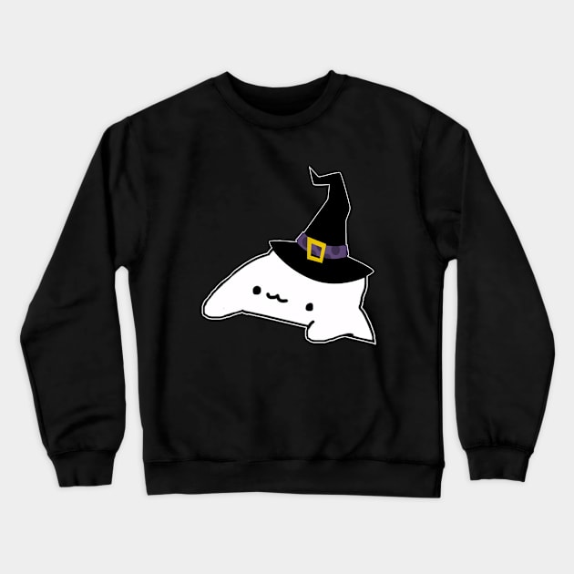 Halloween Bongo Cat Meme Crewneck Sweatshirt by Huschild